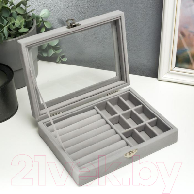 Изображение товара Шкатулка Sima-Land Серый туман 4.5х20х15см / 5386074