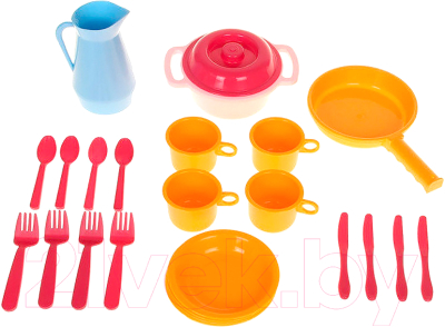 Набор игрушечной посуды Росигрушка Аленка / RS-9212