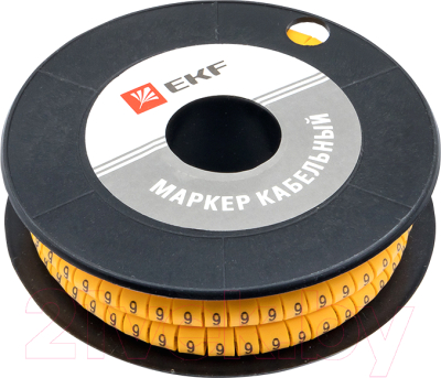 Изображение товара Маркер кабельный EKF PROxima 1.5мм 2 9 plc-KM-1.5-9 (1000шт)