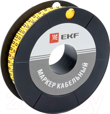 Изображение товара Маркер кабельный EKF PROxima 1.5мм 2 plc-KM-1.5-B (1000шт)