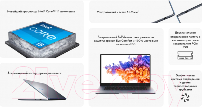 Изображение товара Ноутбук HONOR MagicBook 15 (5301ACDG)