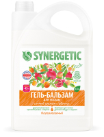 Средство для мытья посуды Synergetic Гель-бальзам биоразлагаемый Сочный гранат и абрикос (3.5л) - 