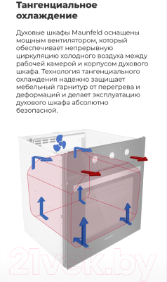 Электрический духовой шкаф Maunfeld AEOC.575B22
