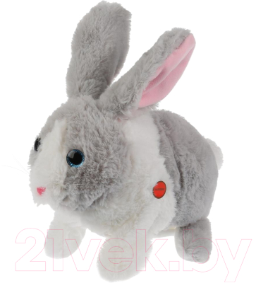 Интерактивная игрушка Мой питомец Кролик Клевер с морковкой / JX-2620