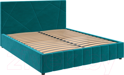 Изображение товара Полуторная кровать Bravo Мебель Нельсон Абстракция с металлокаркасом 140x200