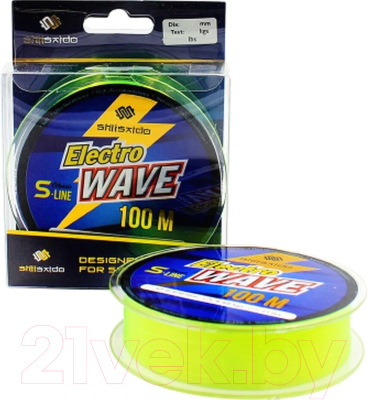 Леска монофильная Shii Saido Electro Wave 0.37мм (100м, желтый)