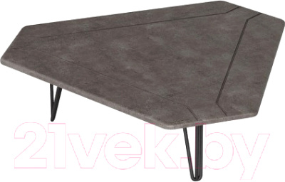 Журнальный столик Калифорния мебель ТЕТ 250 (серый бетон)