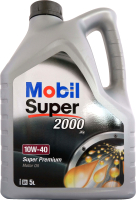 Моторное масло Mobil Super 2000 X1 10W40 / 150563 (5л) - 