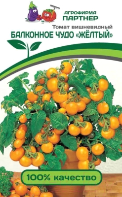 Изображение товара Семена Агрофирма Партнер Томат Балконное Чудо (желтый)