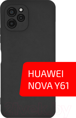 Чехол-накладка Volare Rosso Jam для Huawei nova Y61 (черный)