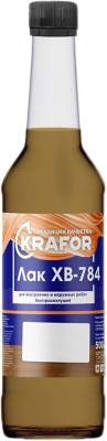 Лак Krafor ХВ-784 (500мл, орех)