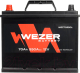 Автомобильный аккумулятор Wezer 550A JIS L+ / WEZ70550L (70 А/ч) - 