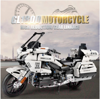 Конструктор Mould King Technics Мотоцикл Honda Gold Wing GL1800 / 23001