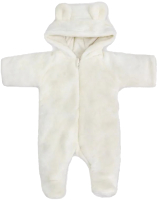 Комбинезон прогулочный детский Rant Fluffy с царапками / 139-62 (молочный, р.62)