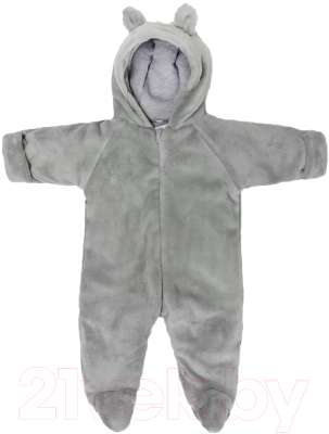 Изображение товара Комбинезон прогулочный детский Rant Fluffy с царапками / 139-68 (серый, р.68)