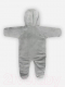 Миниатюра изображения товара Комбинезон прогулочный детский Rant Fluffy с царапками / 139-68 (серый, р.68)