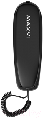 Проводной телефон Maxvi CS-01 (черный)