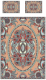 Набор текстиля для спальни Ambesonne Узорчатый орнамент 160x220 / bcsl_28179 - 