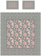 Набор текстиля для спальни Ambesonne Розовые цветы 220x235 / bcsl_78045 - 