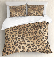Комплект постельного белья Ambesonne Леопардовое окружение / bls_3750_euro - 