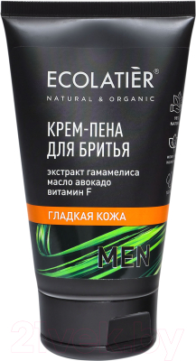 Крем для бритья Ecolatier Пена Мужская Гладкая кожа (150мл)