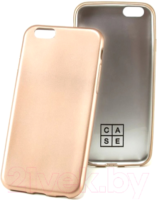 Чехол-накладка Case Deep Matte для iPhone 6/6S (розовое золото)