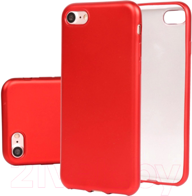 Чехол-накладка Case Deep Matte для iPhone 7/8 (красный)