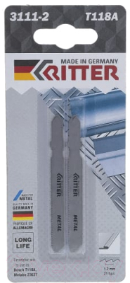 Изображение товара Набор пильных полотен RITTER 3111-2 (2шт)