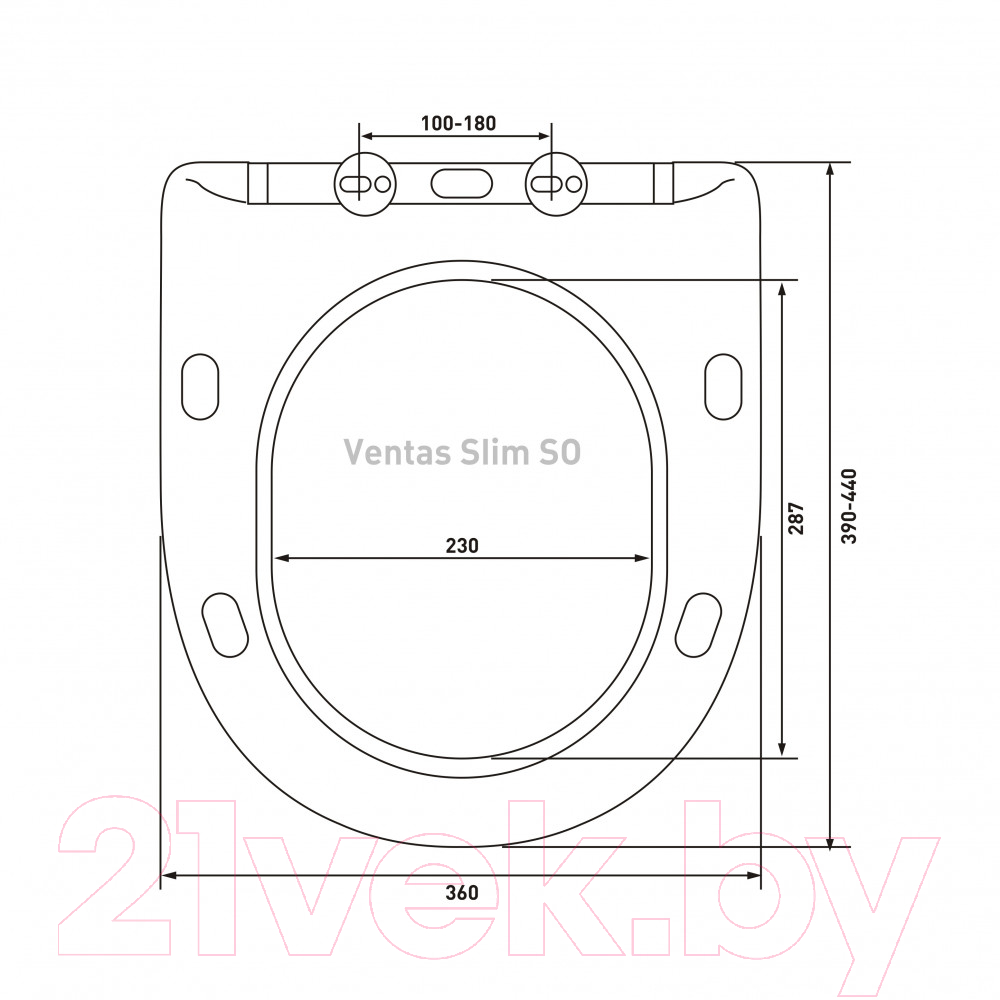 Унитаз подвесной Berges Ventas Rimless / 082136