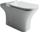 Чаша унитаза напольного Ceramica Nova Alfa CN9002-B (с сиденьем) - 