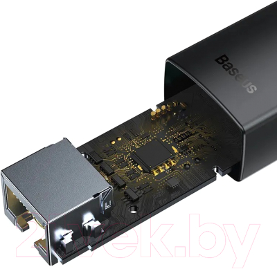 Сетевой адаптер Baseus Lite Series Ethernet Adapter Type-C to RJ45 LAN Port /WKQX000201 (черный)
