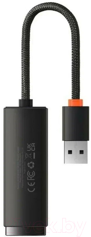 Сетевой адаптер Baseus Lite Series Ethernet Adapter USB-A to RJ45 LAN Port / WKQX000101