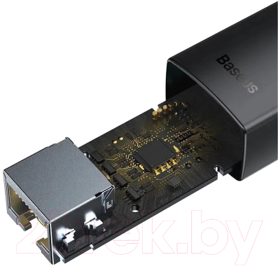 Сетевой адаптер Baseus Lite Series Ethernet Adapter USB-A to RJ45 LAN Port / WKQX000101 (черный)