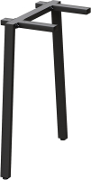 Ножка для стола Millwood Л-образная барная 680 ПФ (черный) - 