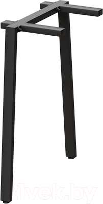Ножка для стола Millwood Л-образная барная 680 ПФ (черный)