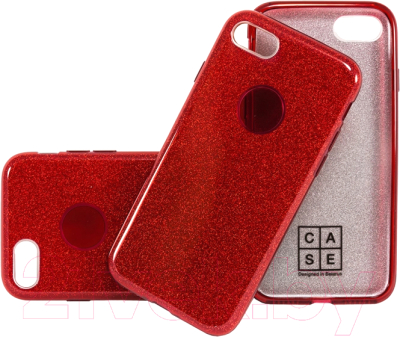 Чехол-накладка Case Brilliant Paper для iPhone 7/8 (красный)