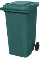 Контейнер для мусора Nemkar CTK 3002 (120л, зеленый) - 