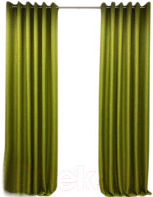 Изображение товара Комплект штор Модный текстиль 03L / 112MT391020 (250x210, 2шт, лайм)