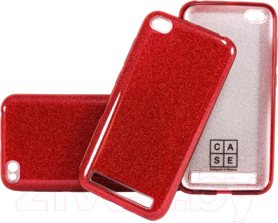 Чехол-накладка Case Brilliant Paper для Redmi 5A (красный)