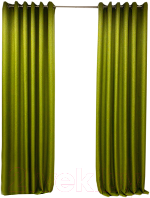 Изображение товара Комплект штор Модный текстиль 01L / 112MT391020 (250x210, 2шт, лайм)
