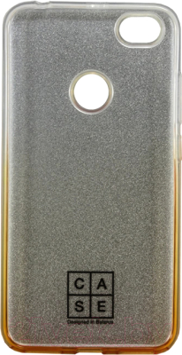 Чехол-накладка Case Brilliant Paper для Redmi Note 5A Prime (серебристый/золото)