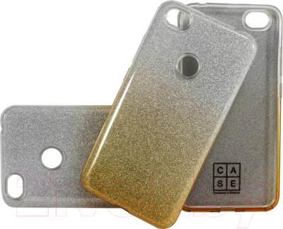 Чехол-накладка Case Brilliant Paper для Redmi Note 5A Prime (серебристый/золото)