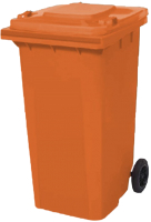 Контейнер для мусора Nemkar CTK 3003OR (120л, оранжевый) - 