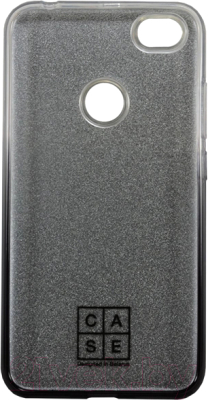 Чехол-накладка Case Brilliant Paper для Redmi Note 5A Prime (серебристый/черный)