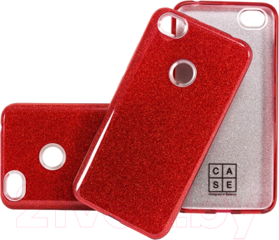 Чехол-накладка Case Brilliant Paper для Redmi Note 5A Prime (красный)