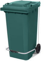 Контейнер для мусора Nemkar CTK 3007 (240л, с педалью, зеленый) - 