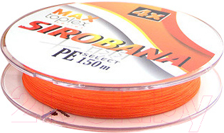 Леска плетеная Shii Saido Sirobana 4X 0.405мм (150м, оранжевый)