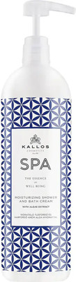 Гель для душа Kallos SPA С морской солью и экстрактом водорослей (1л) -