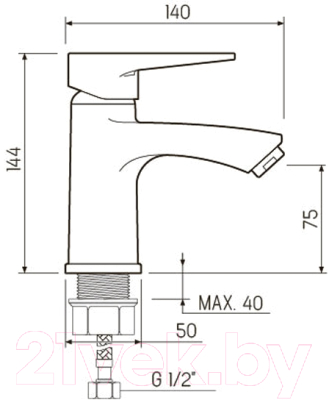 Смеситель РМС SL144-001F