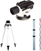 

Оптический нивелир ADA Instruments, Ruber X32 с рейкой STAFF 3 и штативом Light / A00121_K1